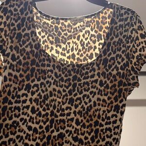Leopard Print Women's Top